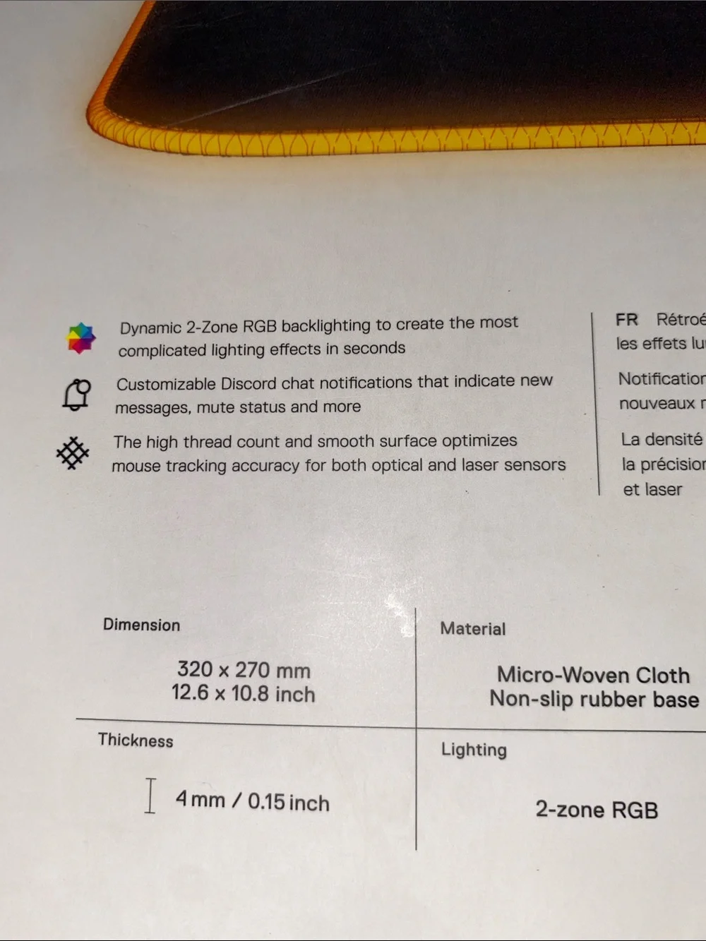 🆕 SteelSeries QcK Prism Cloth RGB Gaming ESports Mouse Pad RBG Illumination